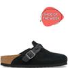 BIRKENSTOCK WOMENS BOSTON BRAIDED SANDAL - BLACK