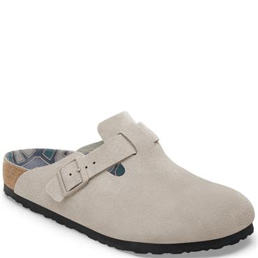 BIRKENSTOCK WOMENS BOSTON BS SANDAL - STONE