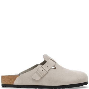 BIRKENSTOCK WOMENS BOSTON BS SANDAL - STONE