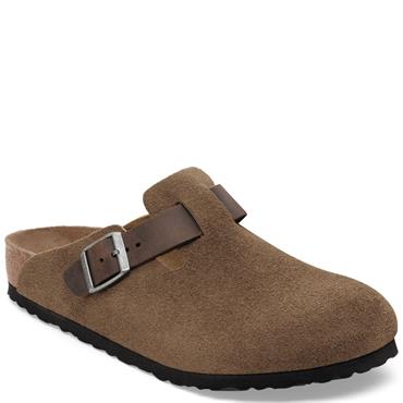BIRKENSTOCK MENS BOSTON BS CLOG - DARK TEA