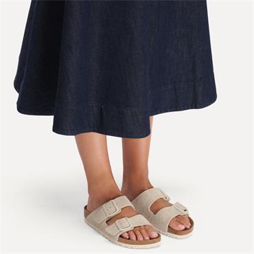 BIRKENSTOCK WOMENS ARIZONA SANDAL - OYSTER