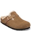 BIRKENSTOCK WOMENS BOSTON CLOG - DARK TEA