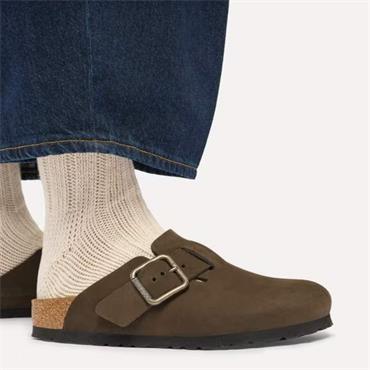 BIRKENSTOCK WOMENS BOSTON CLOG - MOCCA