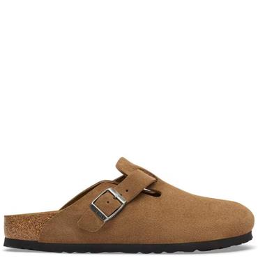 BIRKENSTOCK WOMENS BOSTON SANDAL - DARK TEA
