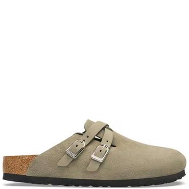 BIRKENSTOCK WOMENS BLAIR D BUCKLE SANDAL - TAUPE