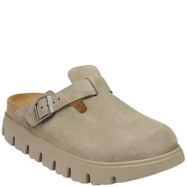 BIRKENSTOCK WOMENS BOSTON CHUNKY LEVE TA - TAUPE