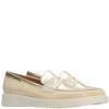 PITILLOS WOMENS LOW WEDGE LOAFER - CREAM MULTI