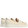 PITILLOS WOMENS LOW WEDGE LOAFER - CREAM MULTI