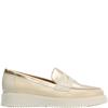 PITILLOS WOMENS LOW WEDGE LOAFER - CREAM MULTI