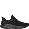 SKECHERS WOMENS WORK SLIP ON LACE SHOE - BLACK