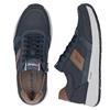 RIEKER MENS WIDE FIT ZIP COMFORT SHOE - BLUE