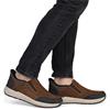 RIEKER MENS WIDE FIT COMFORT SHOE - BROWN