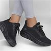 SKECHERS WOMENS WASHABLE LACE TRAINER - BLACK