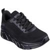 SKECHERS WOMENS WASHABLE LACE TRAINER - BLACK