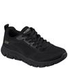 SKECHERS WOMENS LIGHTWEIGHT LACE TRAINER - BLACK