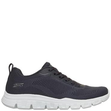 SKECHERS WOMENS LIGHTWEIGHT LACE TRAINER - DARK NAVY