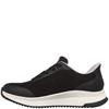 SKECHERS WOMENS WATERPROOF BOBS TRAINER - BLACK