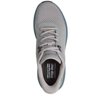 SKECHERS MENS TRAINER - GREY BLUE
