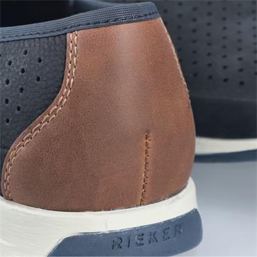 RIEKER MENS CASUAL SHOE - BLUE