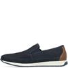 RIEKER MENS CASUAL SHOE - BLUE