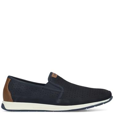 RIEKER MENS CASUAL SHOE - BLUE