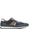 RIEKER MENS LACE CASUAL SHOE - BLUE