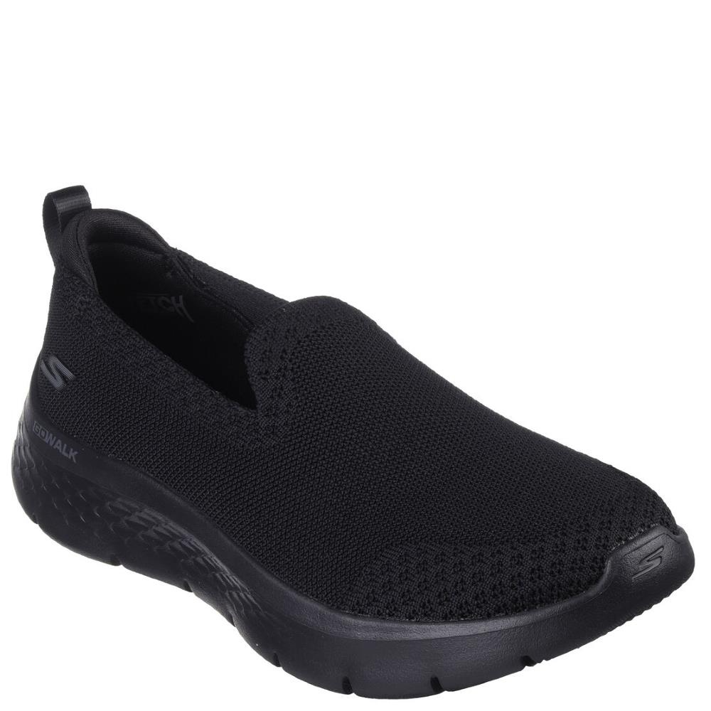 SKECHERS WOMENS GO WALK FLEX TRAINER BLACK Paul Byron Shoes Ireland