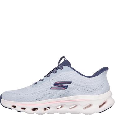 SKECHERS WOMENS TRAINER - BLUE PINK