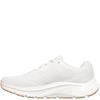 SKECHERS WOMENS LACE SLIP ON TRAINER - OFF WHITE