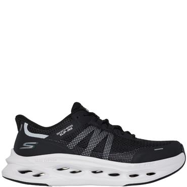 SKECHERS WOMENS MAX SLIP IN'S TRAINER - BLACK WHITE
