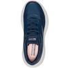 SKECHERS WOMENS MAX CUSHION LACE TRAINER - NAVY PINK