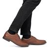 RIEKER MENS LACE SHOE - BROWN