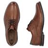 RIEKER MENS LACE SHOE - BROWN
