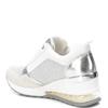 XTI WOMENS WEDGE ZIP LACE TRAINER - WHITE