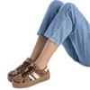 XTI WOMENS LACE TRAINER - LEOPARD