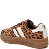 XTI WOMENS LACE TRAINER - LEOPARD