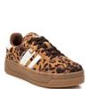 XTI WOMENS LACE TRAINER - LEOPARD
