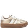 XTI WOMENS LACE TRAINER - GOLD