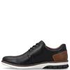 RIEKER MENS CASUAL SHOE - BLACK