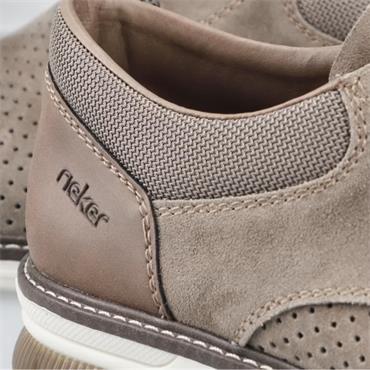 RIEKER MENS CASUAL SHOE - BROWN