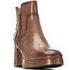 XTI WOMENS ZIP ANKLE BOOT - BEIGE PATENT