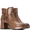 XTI WOMENS ZIP ANKLE BOOT - BEIGE PATENT