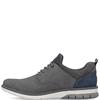 RIEKER MENS CASUAL SHOE - GREY