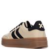 XTI WOMENS LACE TRAINER - BEIGE