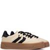 XTI WOMENS LACE TRAINER - BEIGE