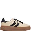 XTI WOMENS LACE TRAINER - BEIGE