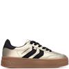 XTI WOMENS LACE TRAINER - GOLD