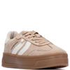 XTI WOMENS LACE TRAINER - BEIGE