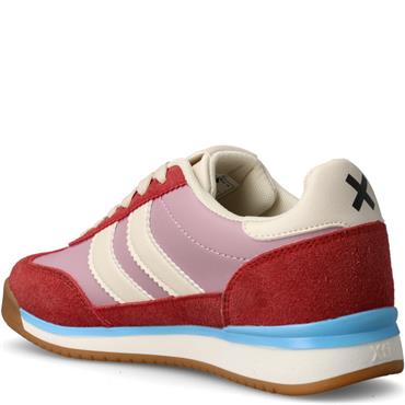 XTI WOMENS LACE TRAINER - FUCHSIA