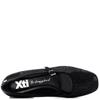 XTI WOMENS DIAMANTE FLAT STRAP SHOE - BLACK